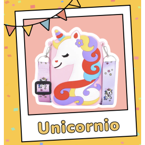 Min Bag unicornio rosa